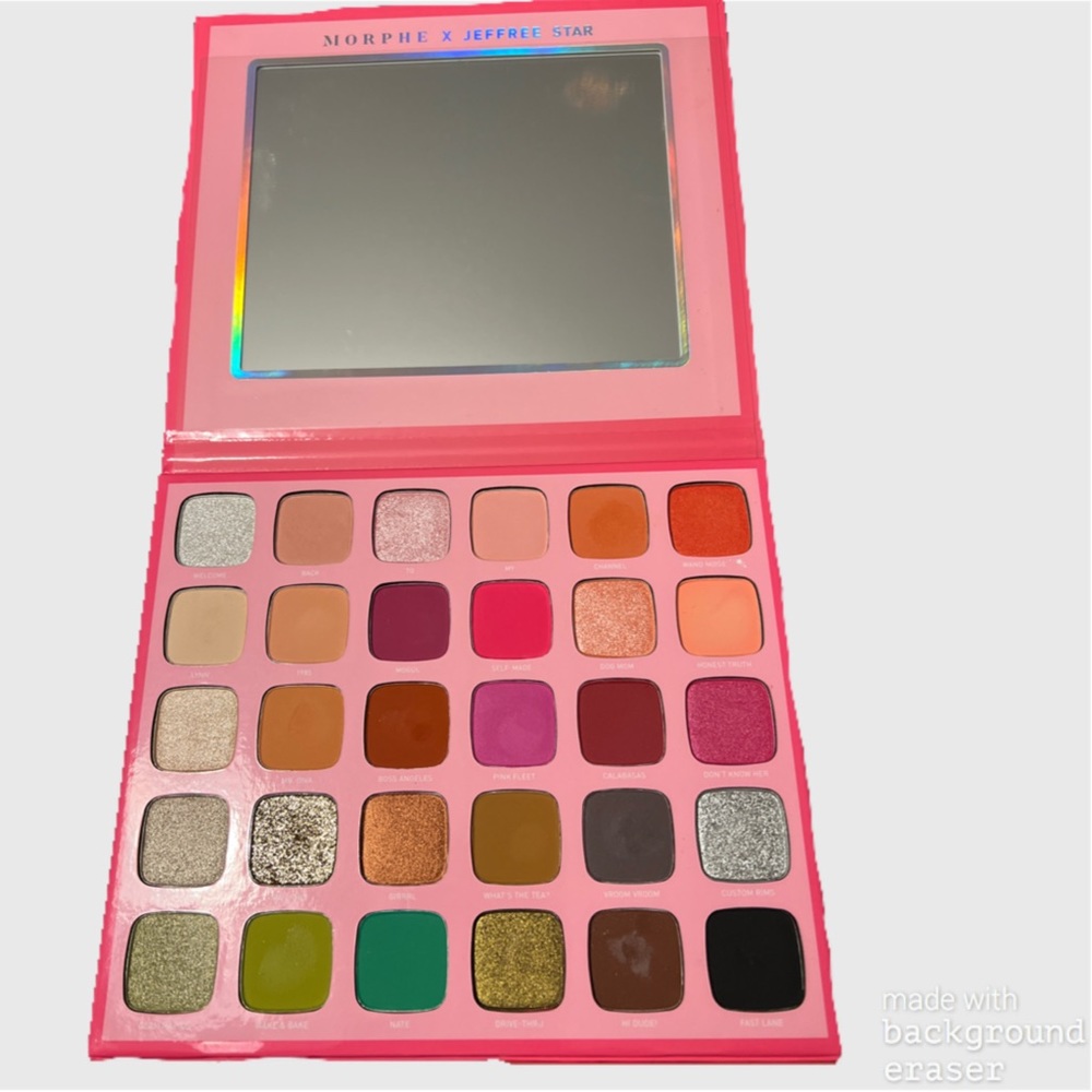 Morphe X Jeffree Star eyeshadow pallet